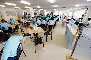 社員食堂全景